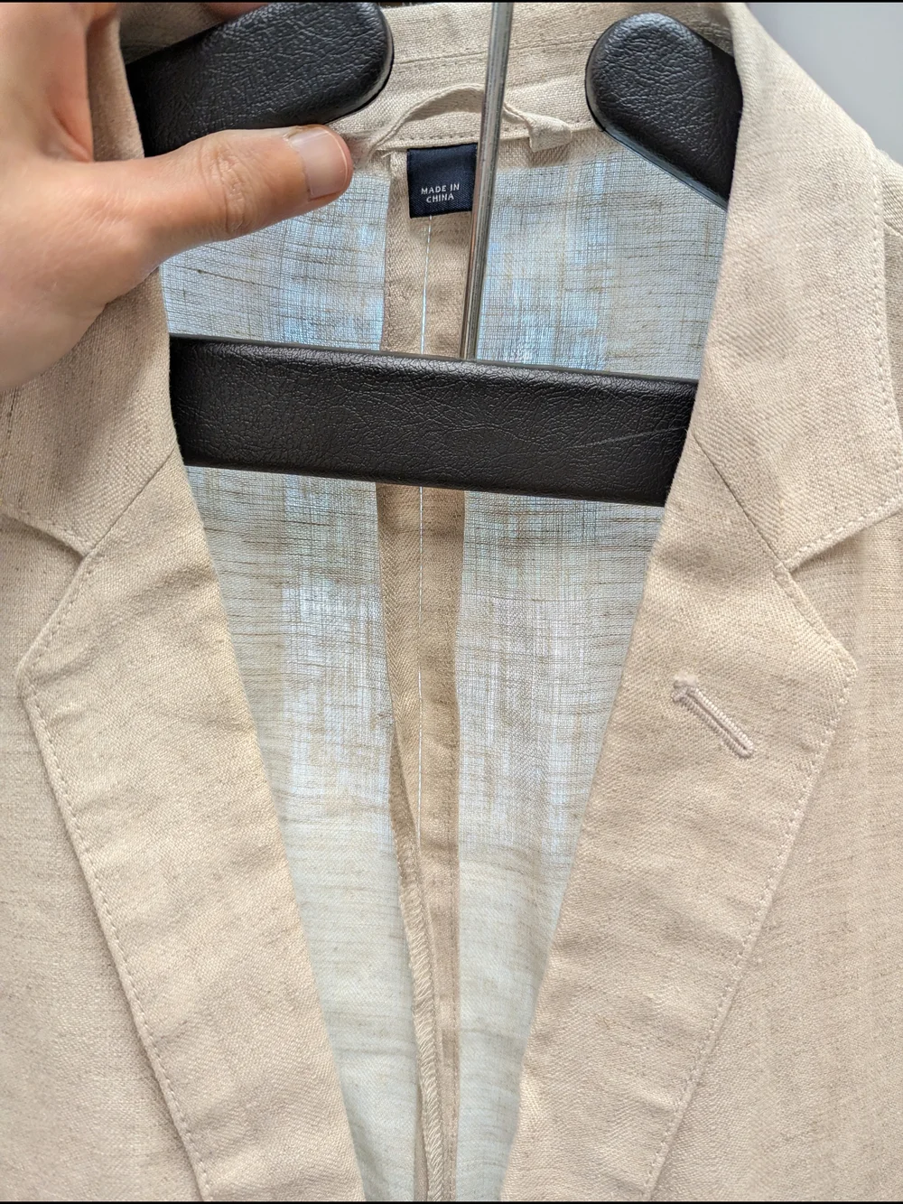 J Crew Cream Linen Blazer - Lightweight Summer Jacket